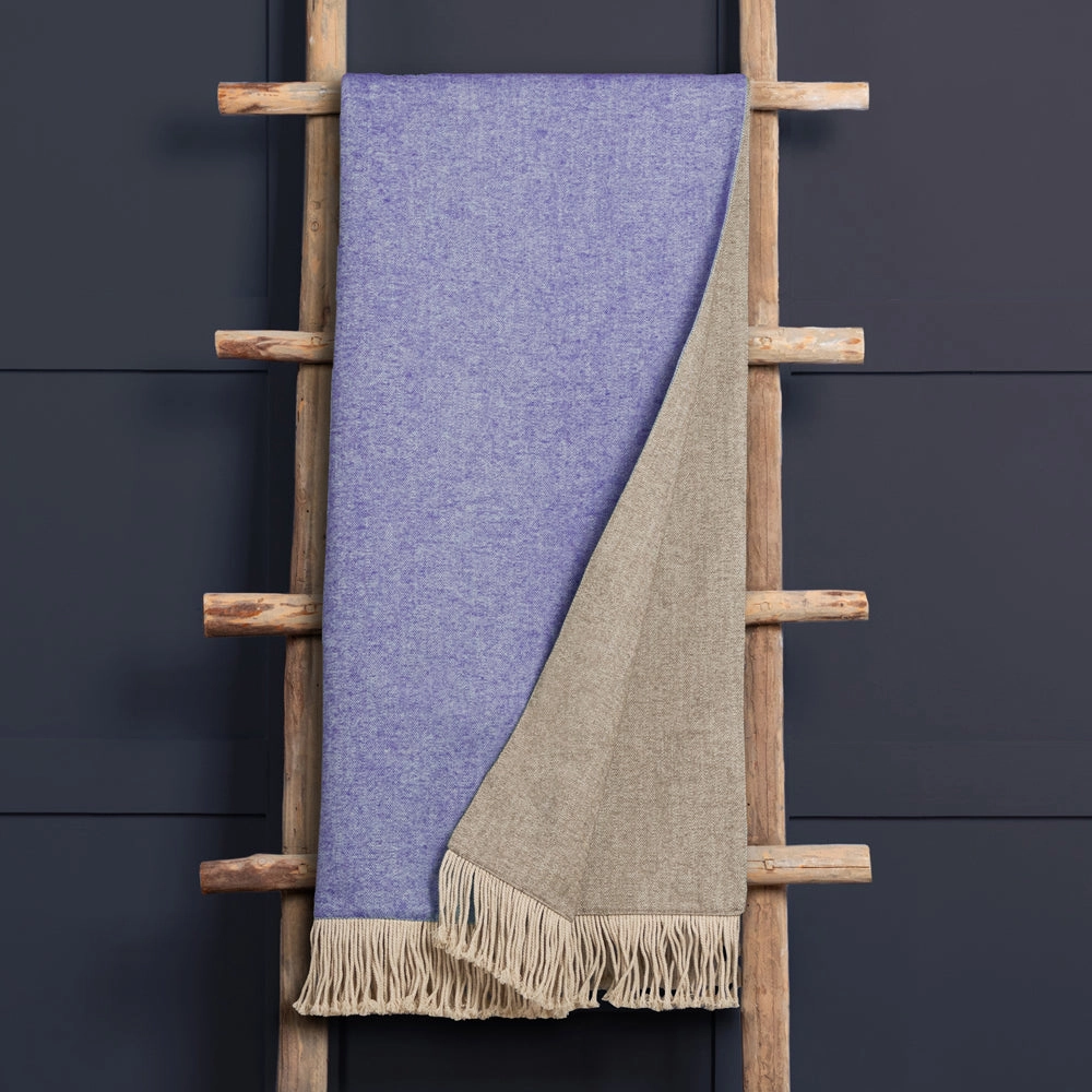 Selkirk Woven Throw Violet