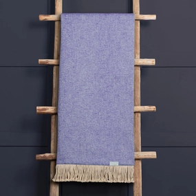 Selkirk Woven Throw Violet patterned fashion rug  