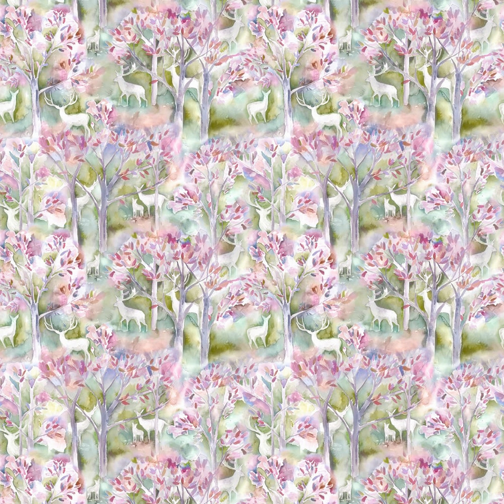 Seneca Forest Printed Cotton Fabric (By The Metre) Spring