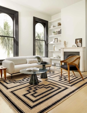 Senna Hand-Knotted Wool Rug trendy fashion rug