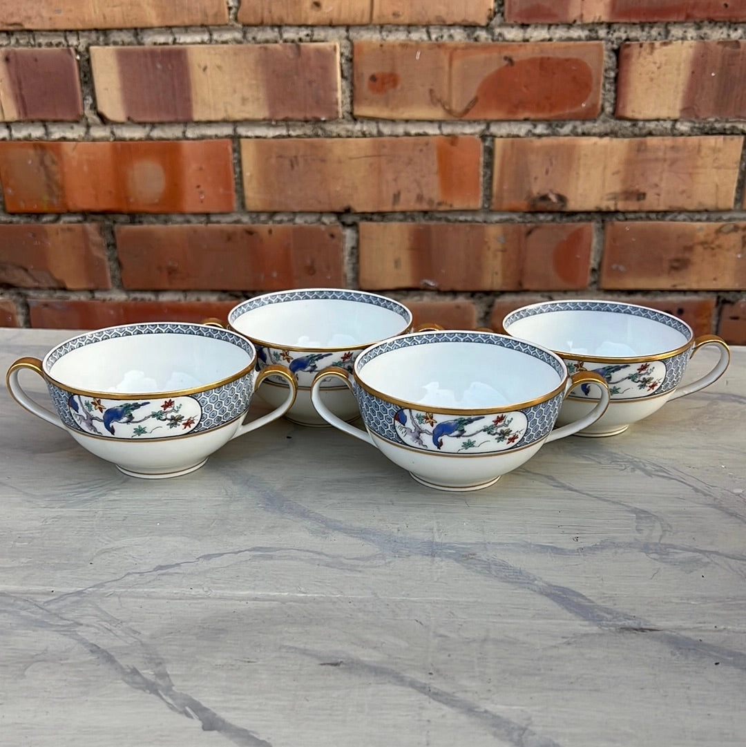 SET OF 4 HAVILAND BOULLION CUPS interior room decor