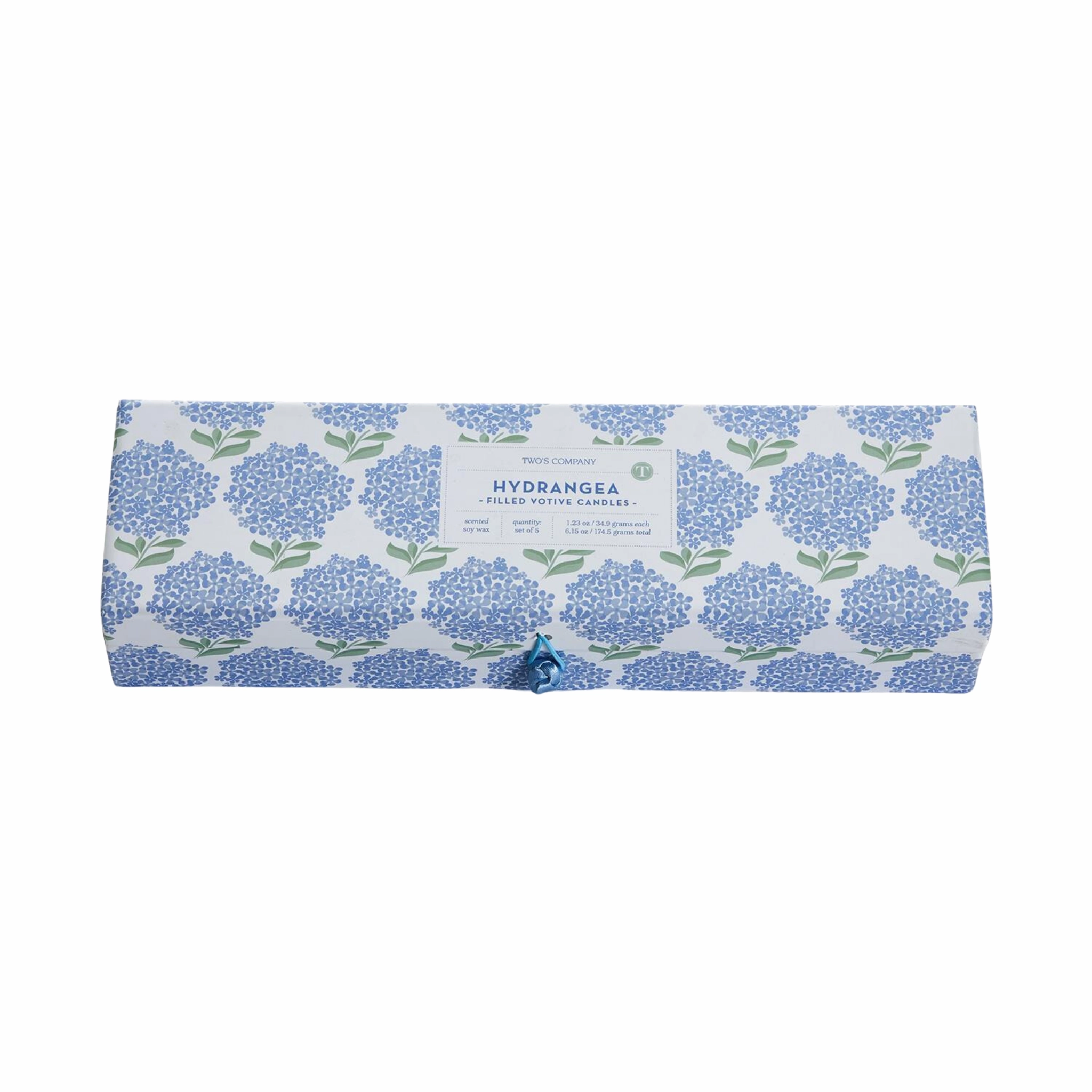 Set of 5 Hydrangea Scented Candles in Gift Box