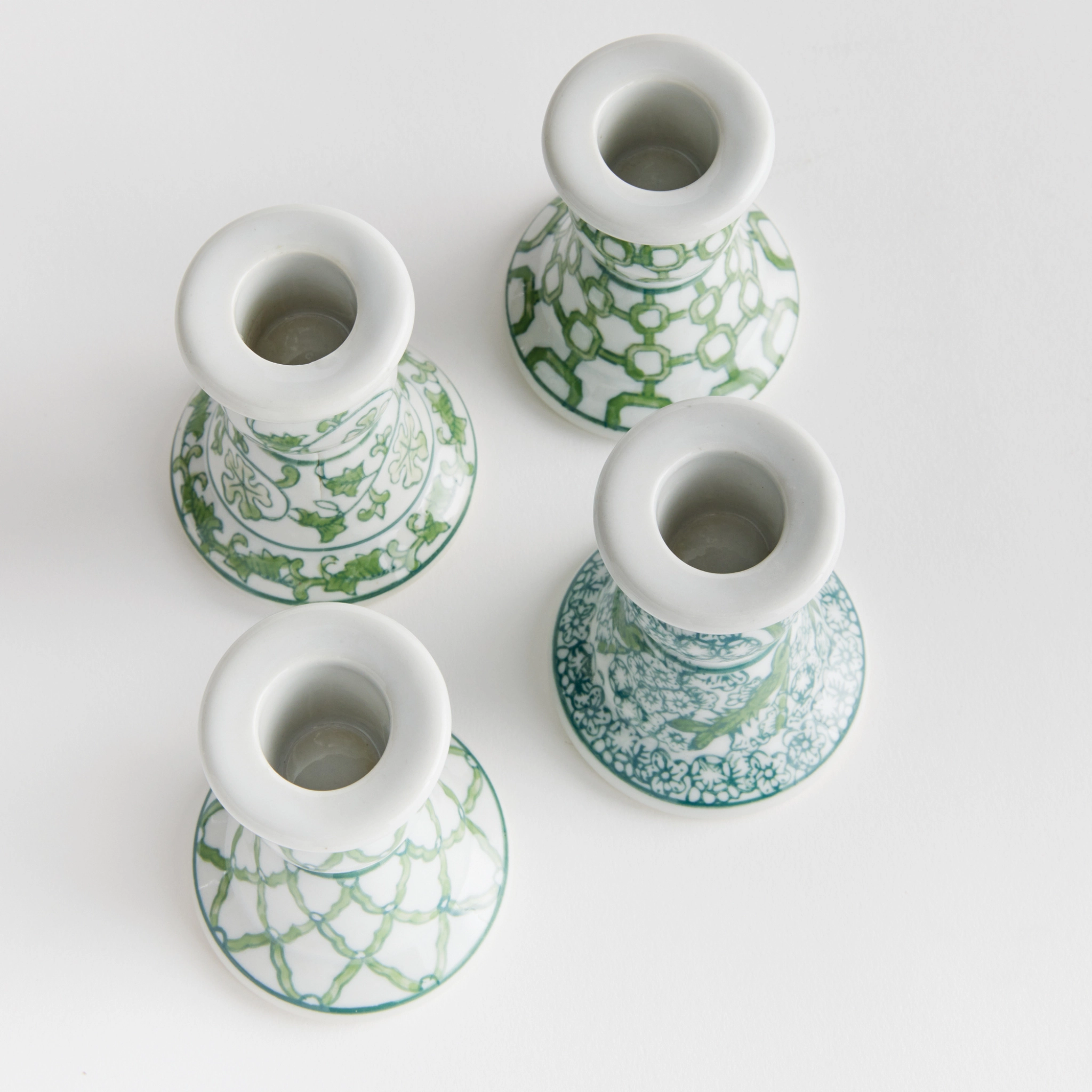 Set of Four Imperial Mini Taper Candle Holders