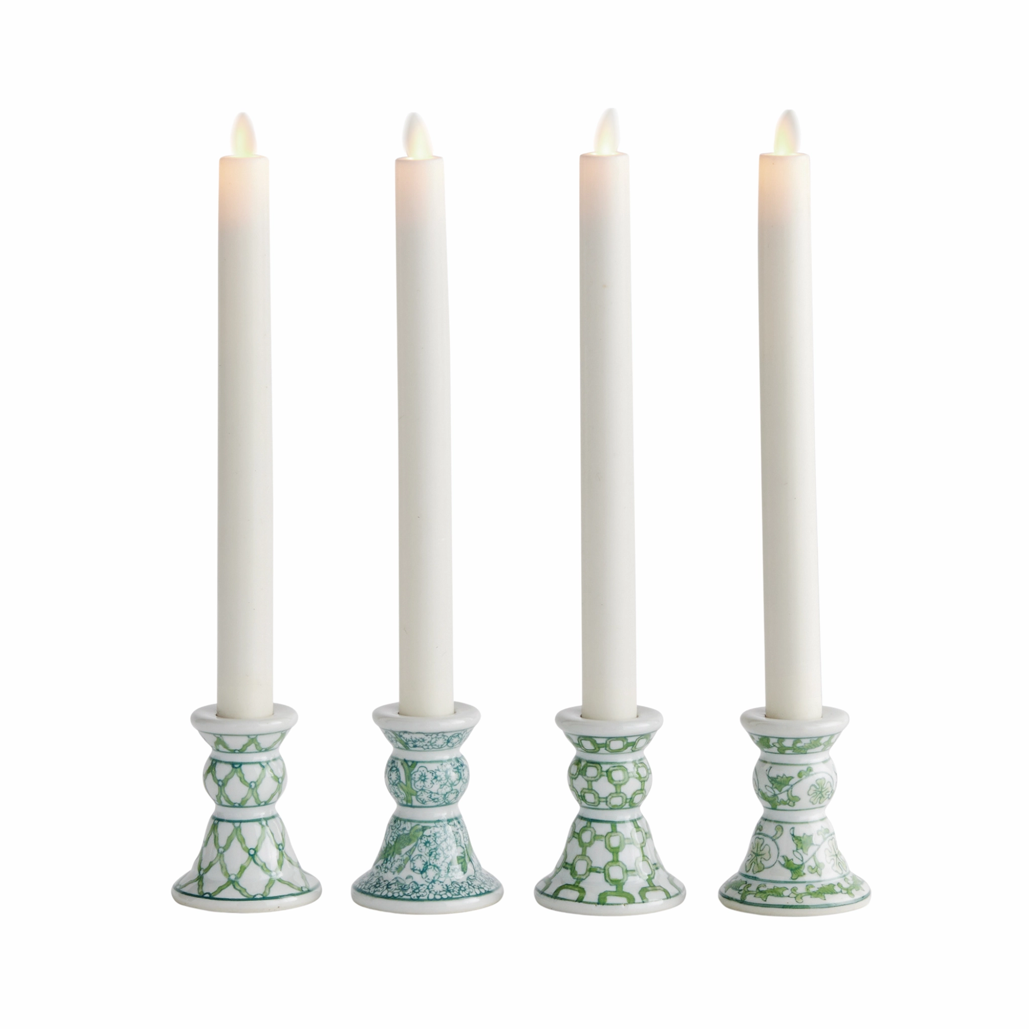 Set of Four Imperial Mini Taper Candle Holders home display ornament