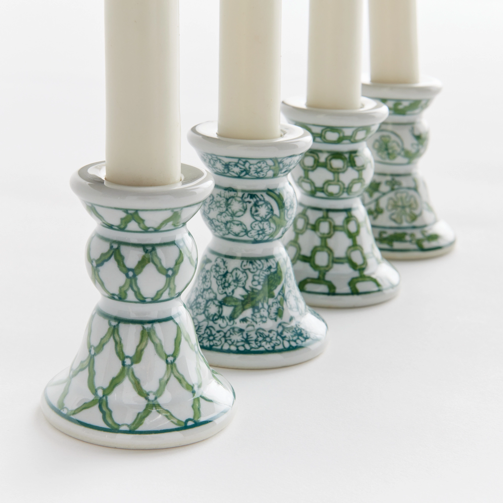 Set of Four Imperial Mini Taper Candle Holders
