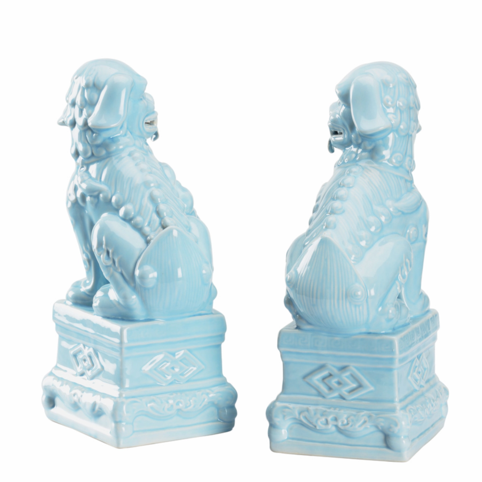 Set of Two Hawaiian Breeze Foo Dogs