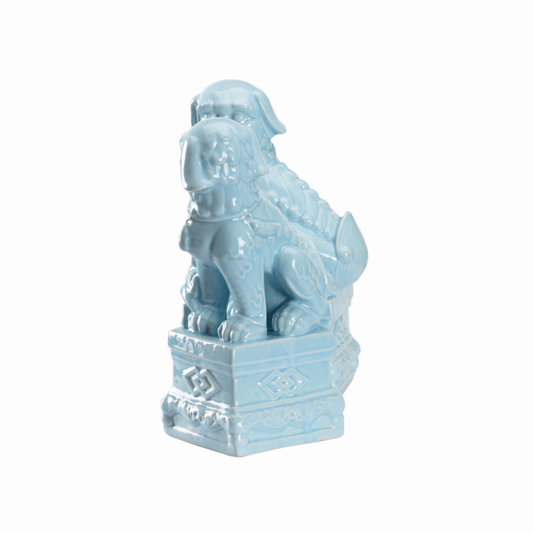 Set of Two Hawaiian Breeze Foo Dogs