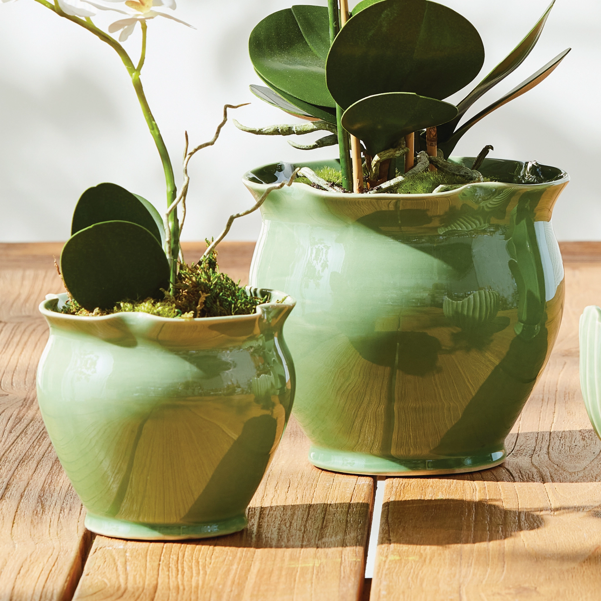 Set of Two Megan Pots