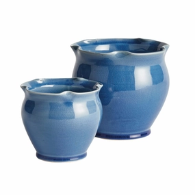Set of Two Megan Pots home display ornament