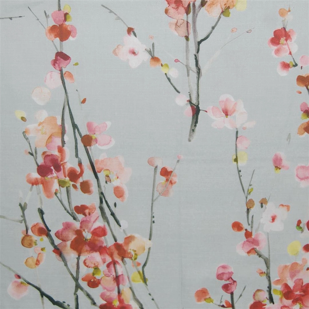 Seville Printed Cotton Fabric (By The Metre) Russet Stone elegant table cloth  