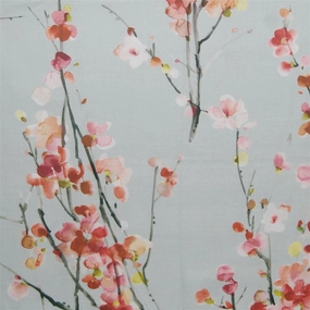 Seville Printed Cotton Fabric (By The Metre) Russet Stone elegant table cloth  