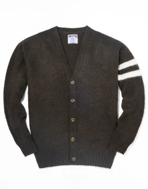 SHAGGY DOG UNIVERSITÄTS CARDIGAN - BRAUN
