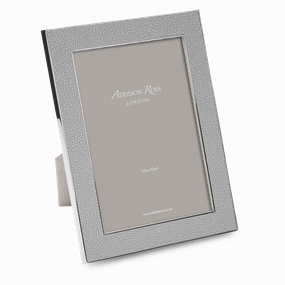 Shagreen Frame Grey elegant wall decor