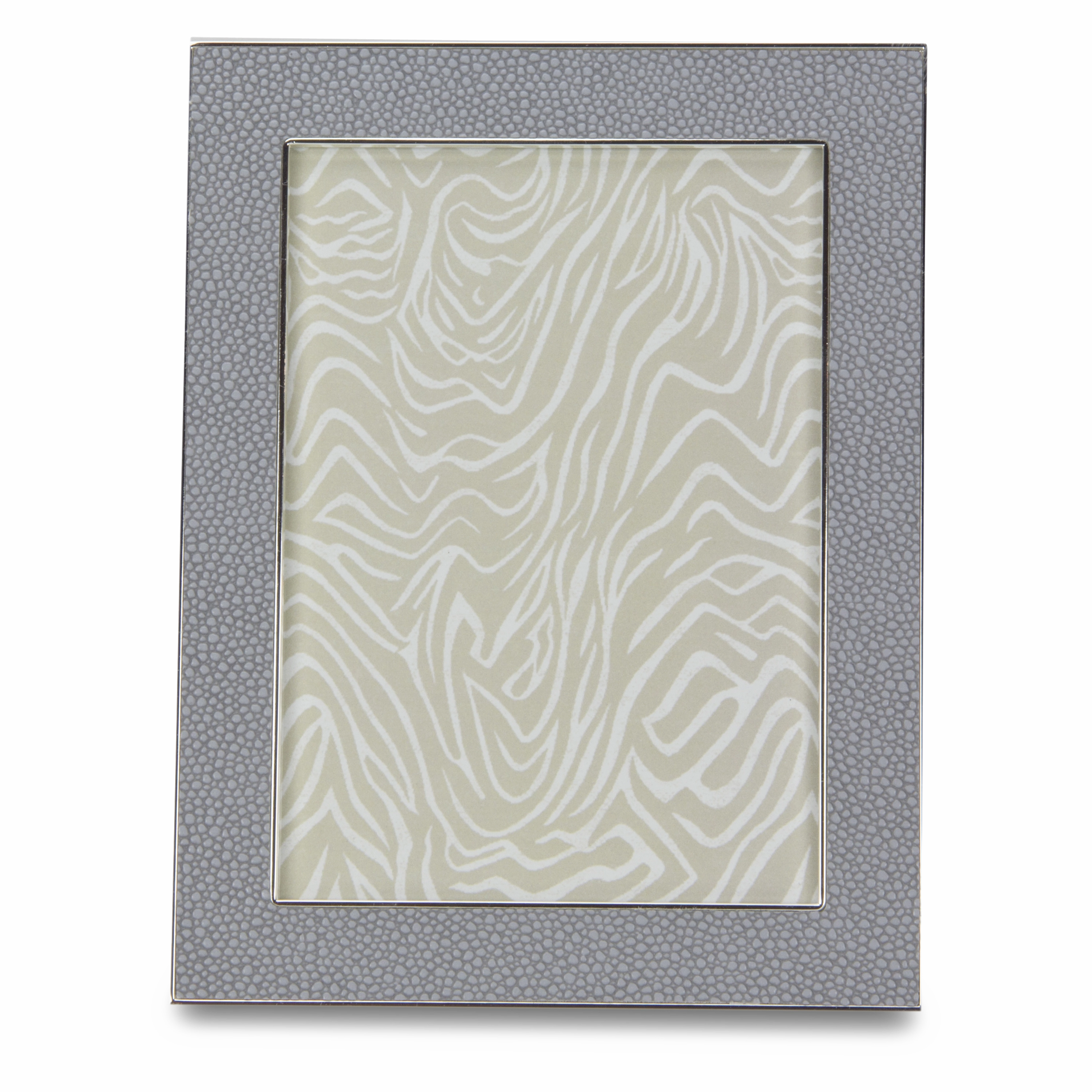 Shagreen Grey Frame elegant wall decor