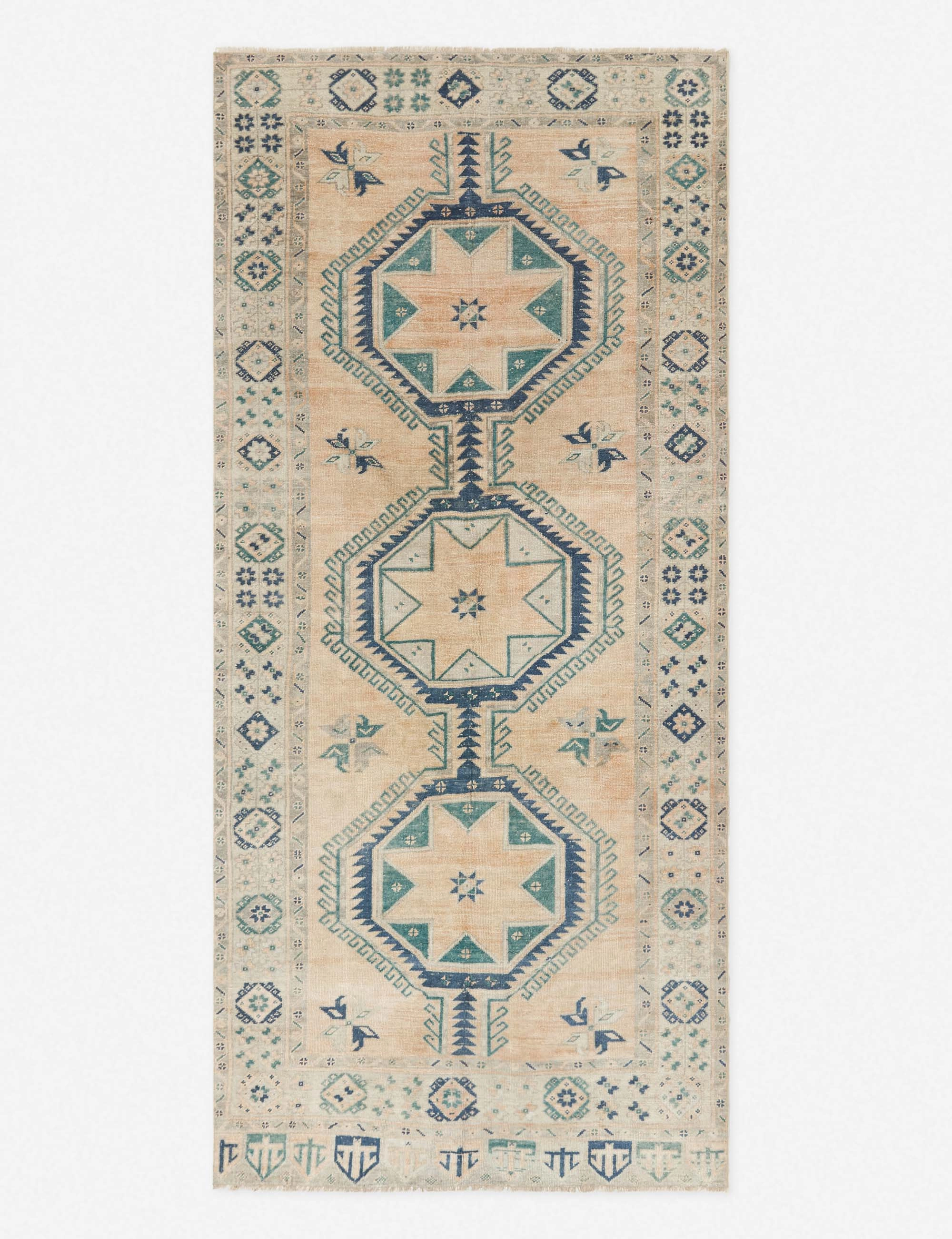 Shai Vintage Runner Rug, 4'6" x 10'3" trendy fashion rug