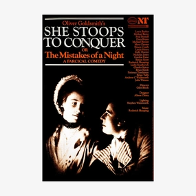 She Stoops to Conquer 1984 Print aesthetic poster wallpaper