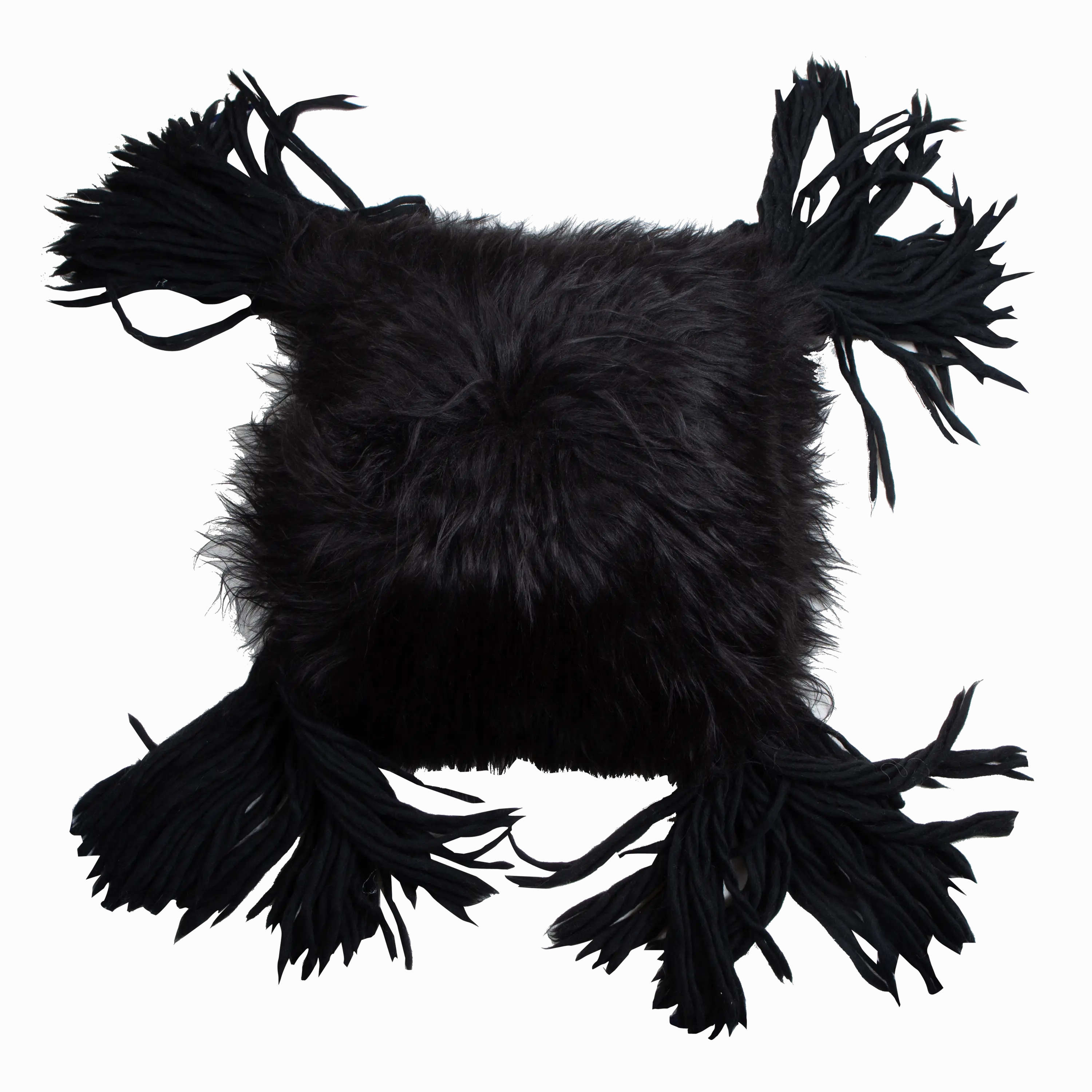 Sheepskin Tassel Pillow elegant wall decor