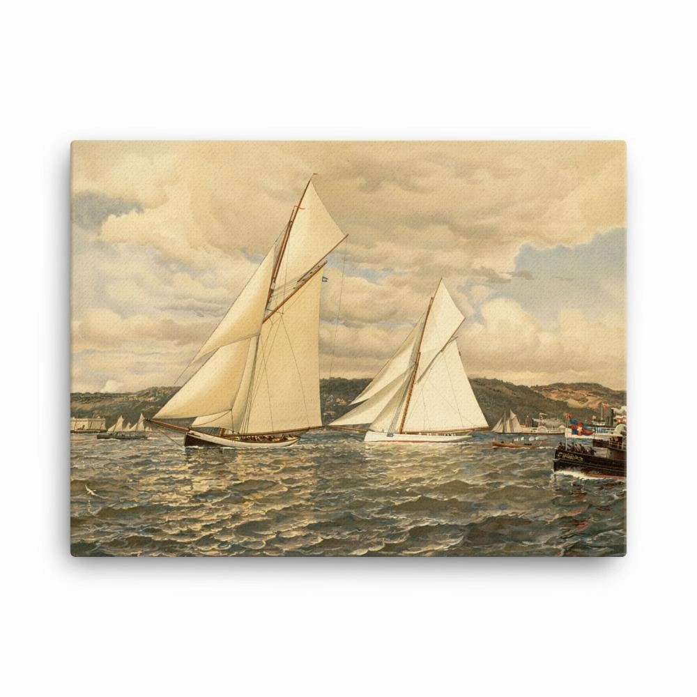 Ship Race - Canvas canvas mural art