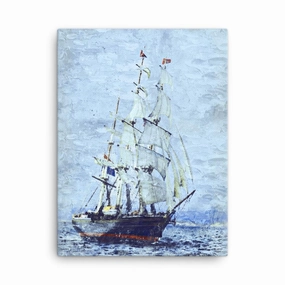 Ships of the North - canvas canvas mural art