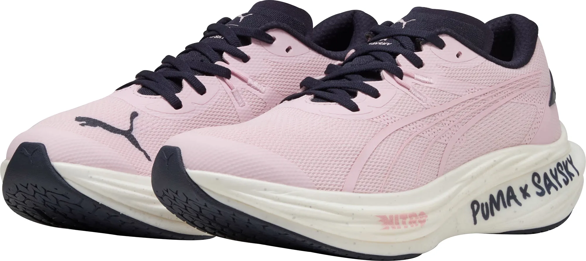 Puma Deviate Nitro 3 X SAYSKY Damen Laufschuhe - Pink