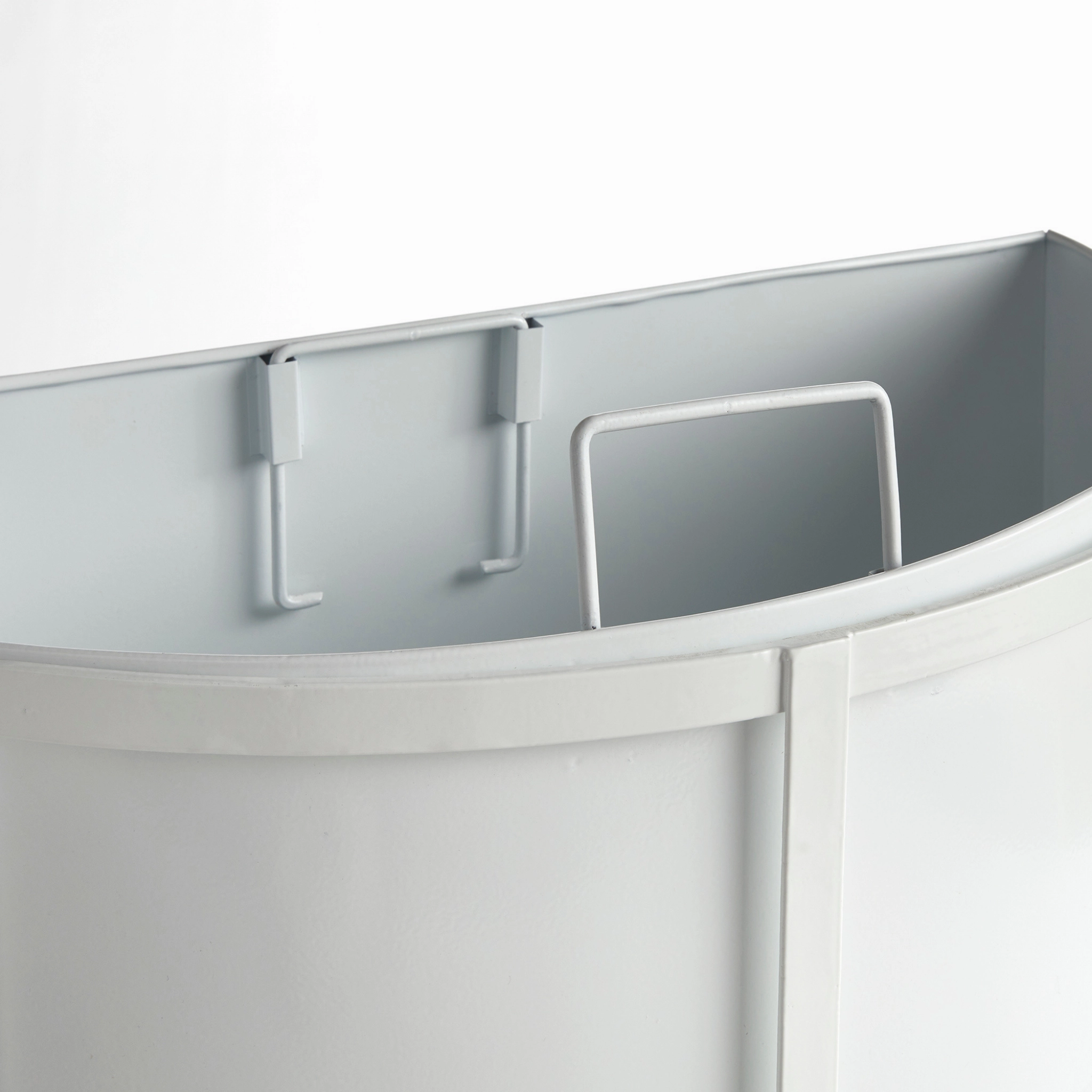 Short Fremont Demilune Planter