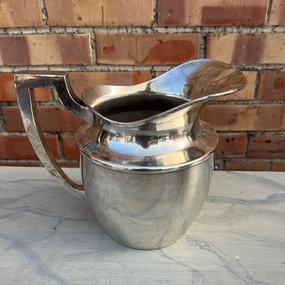 SILVER PLATE WATER PITCHER interior room decor
