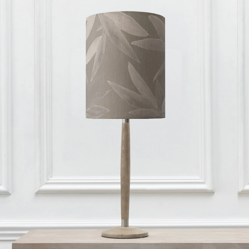 Silverwood Anna & Solensis Complete Table Lamp Grey/Snow