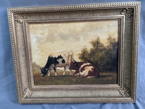 SMALL BOVINE OIL PAINTING classic mural painting