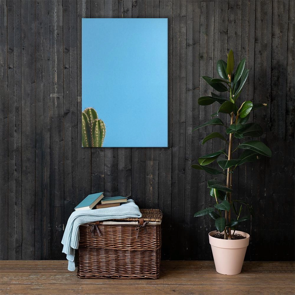 small cactus - canvas