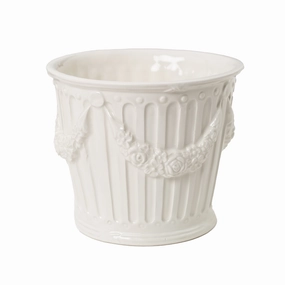 Small Cream Garland Motif Cachepot home display ornament