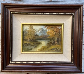 SMALL FALL HUES OIL PAINTING BY DUNCAN classic mural painting
