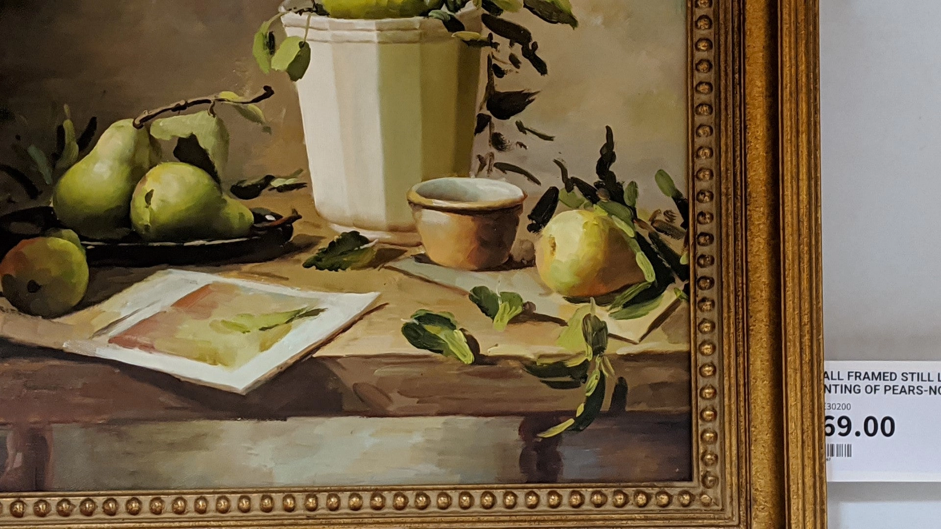 SMALL FRAMED LANDSCAPE OIL PAINTING-NOT OLD
