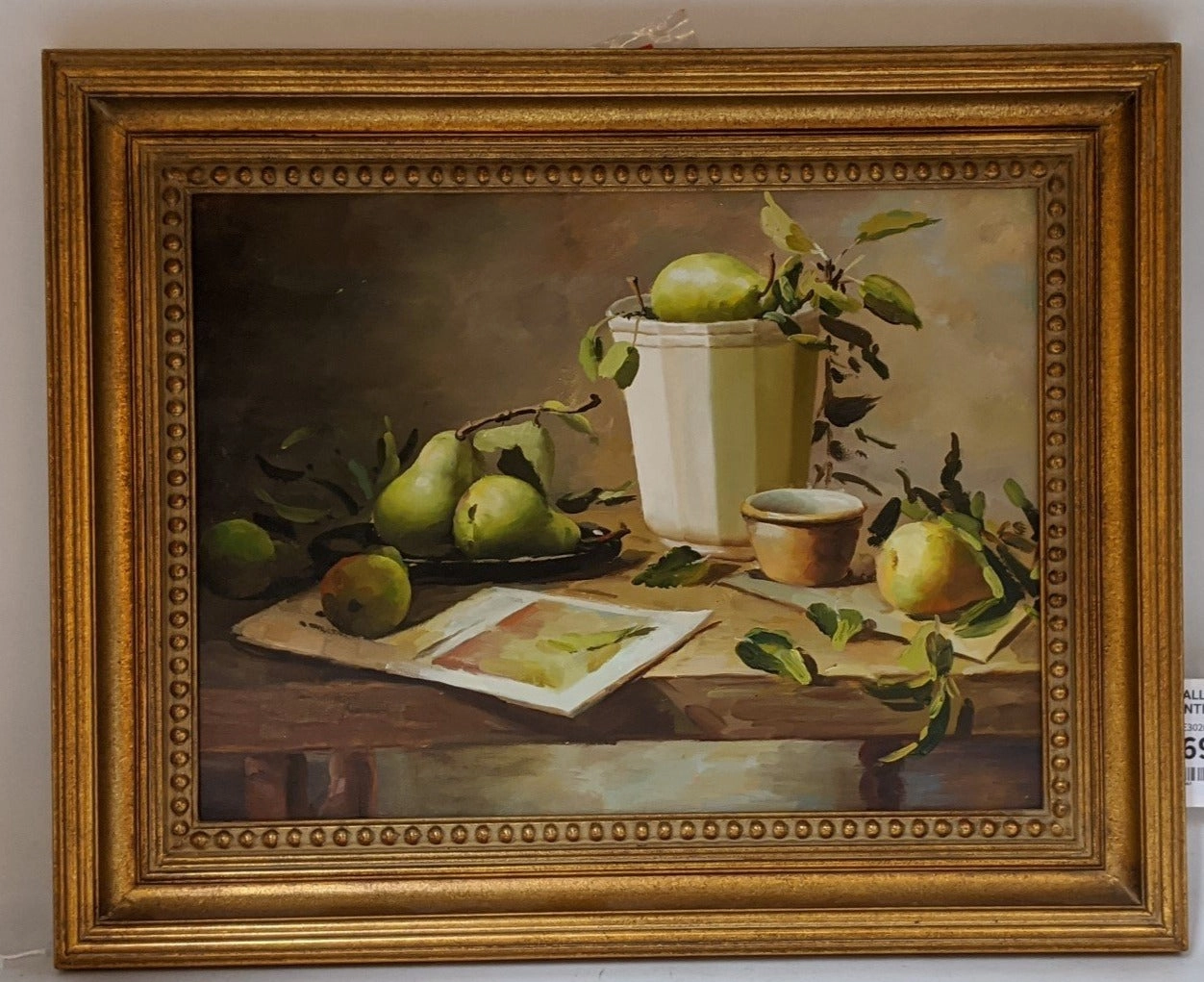 SMALL FRAMED LANDSCAPE OIL PAINTING-NOT OLD classic mural painting