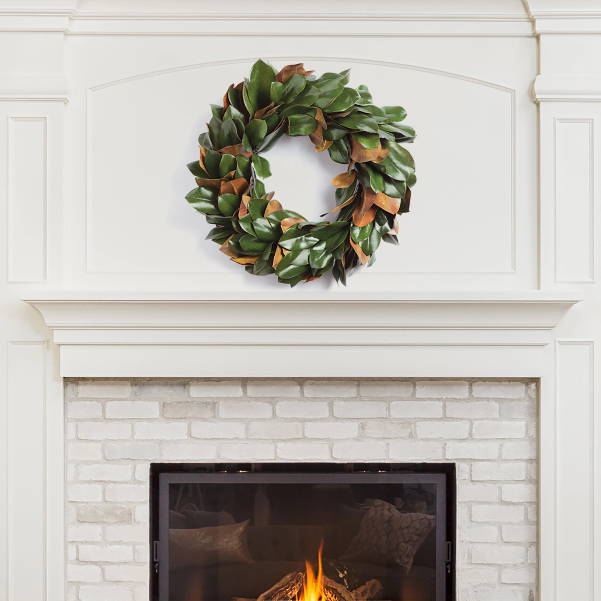 Small Grand Magnolia Leaf Wreath