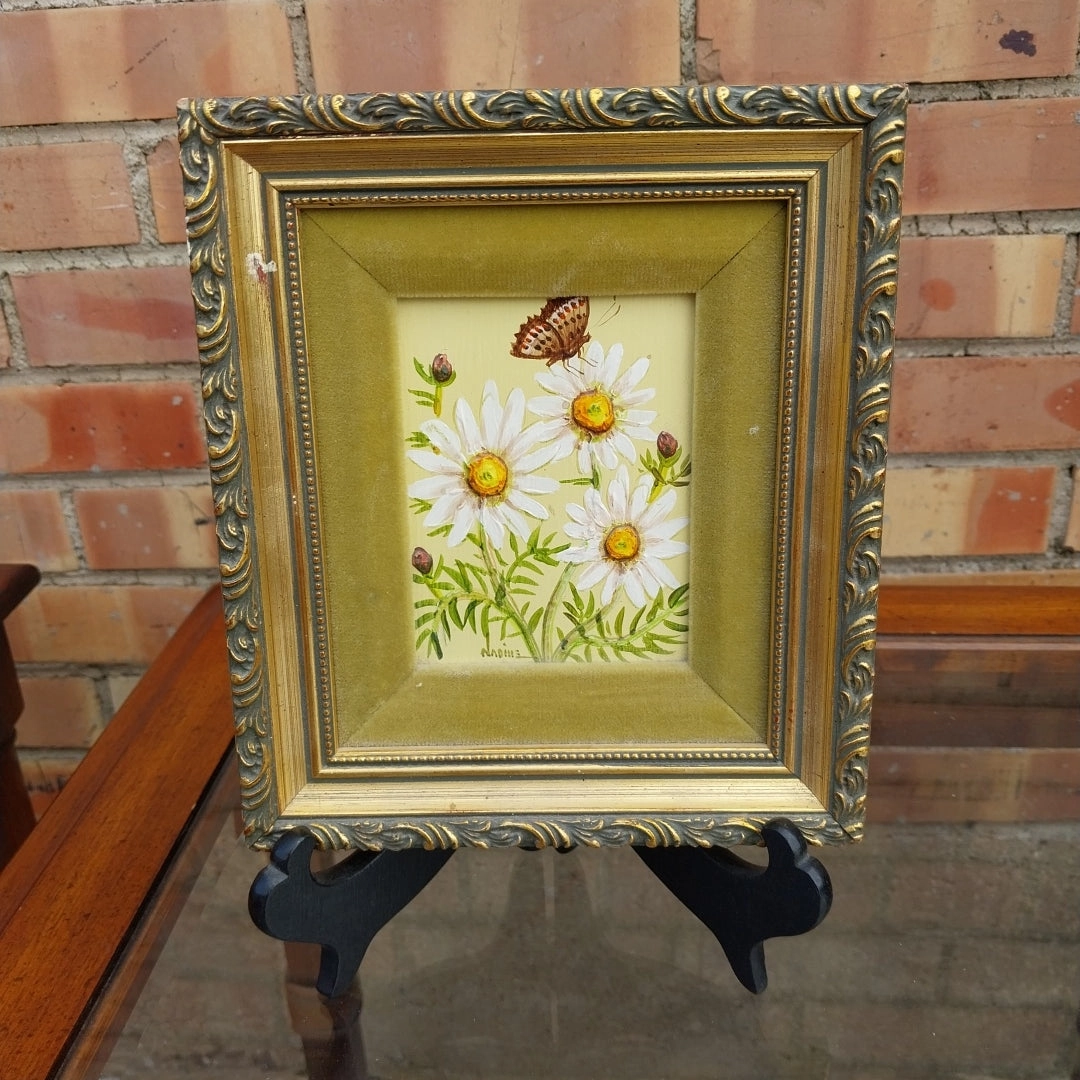 SMALL MCM FLOWER PAINTING