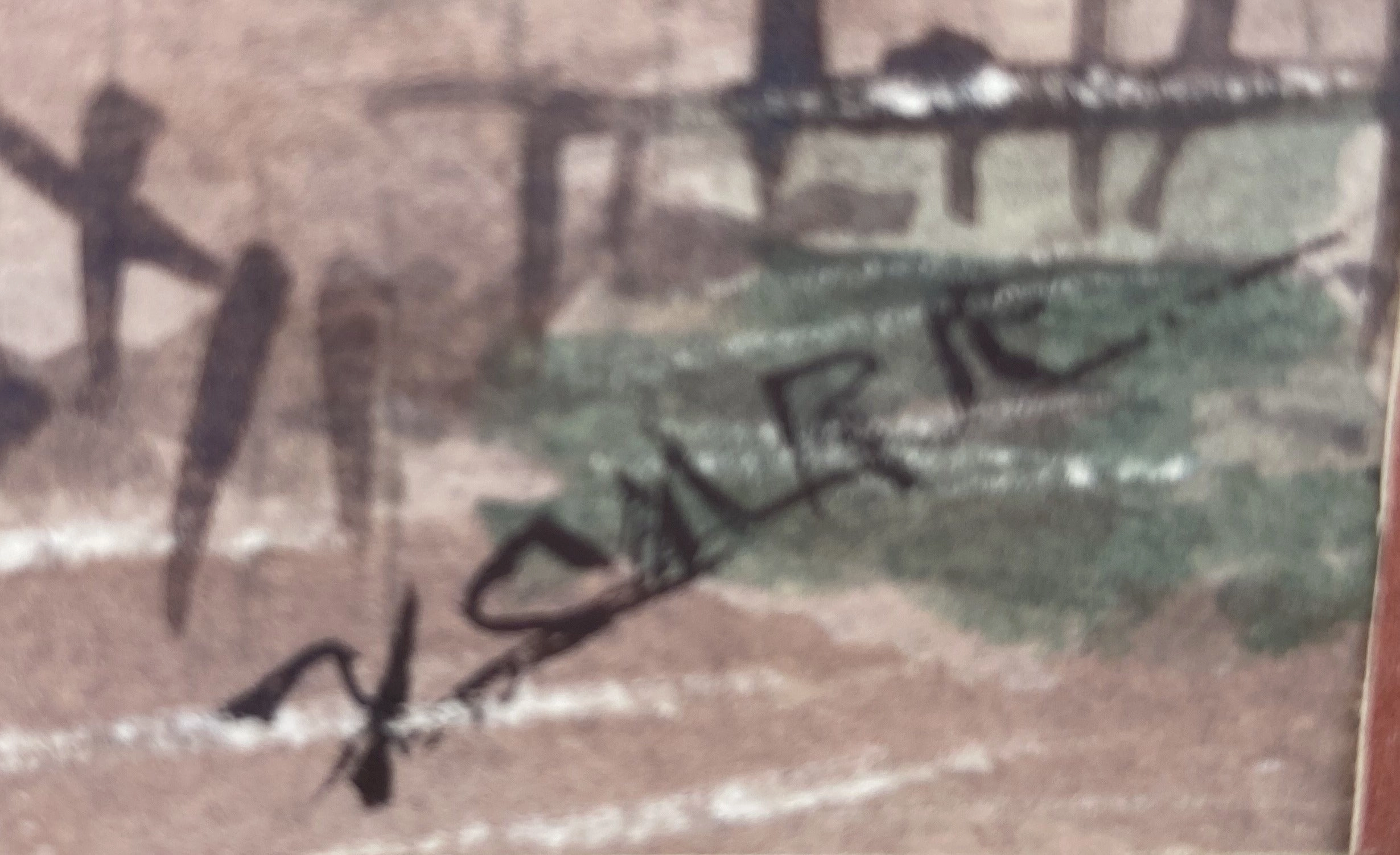 SMALL WATERCOLOR OF DELAPIDATED BARN SIGNED BY Y. CARR