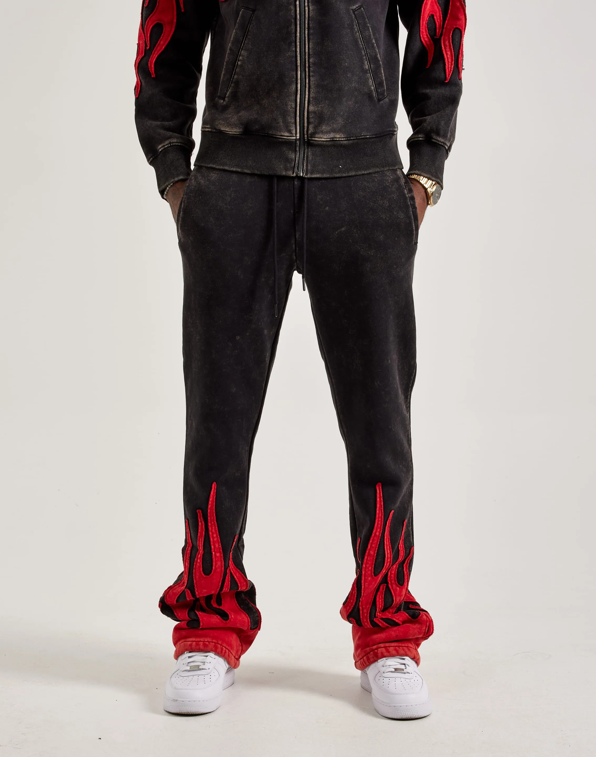 Smoke Rise Flame Flauschhose
