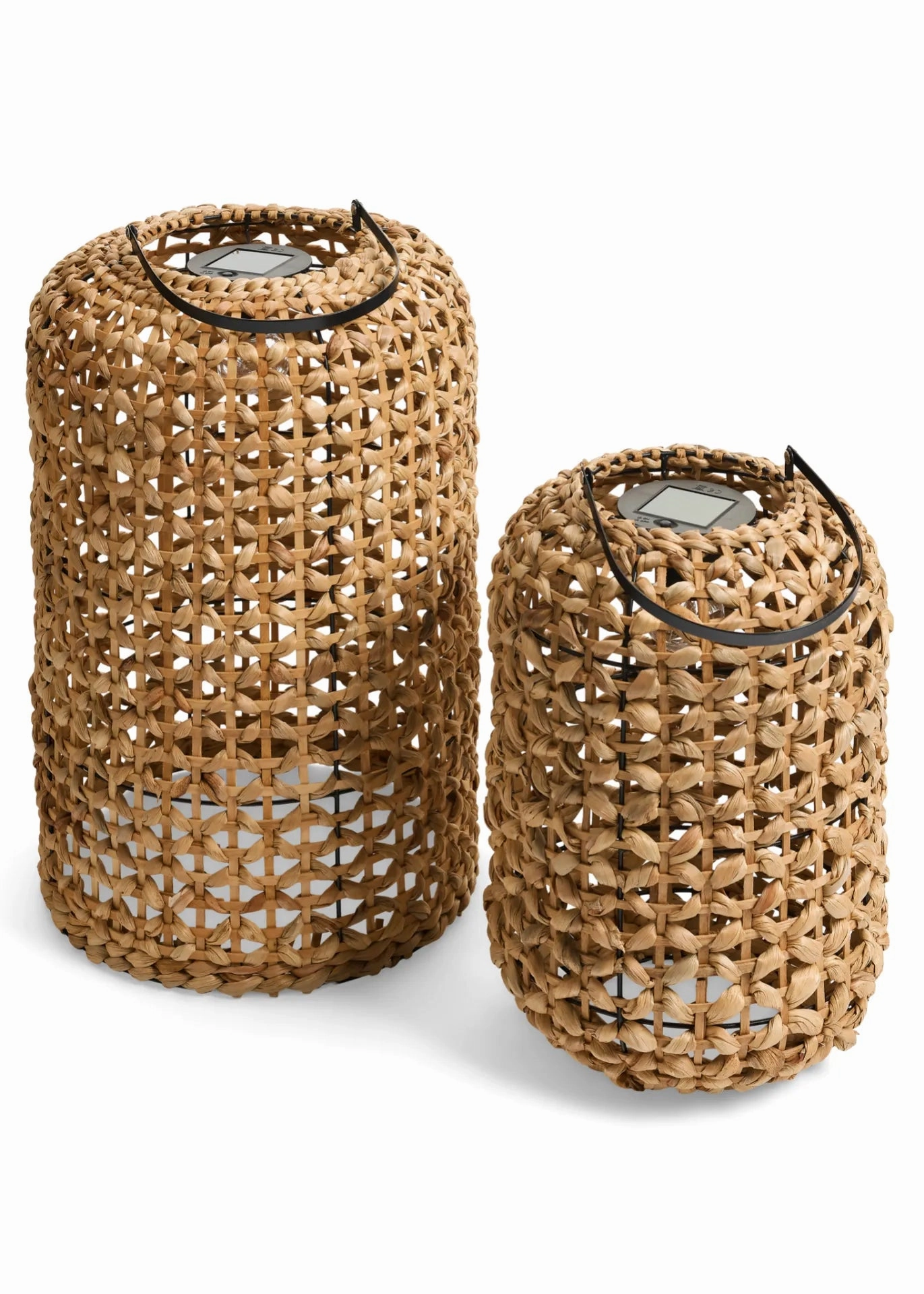Solar Braided Grass Lantern ( Multiple Sizes ) interior room decor