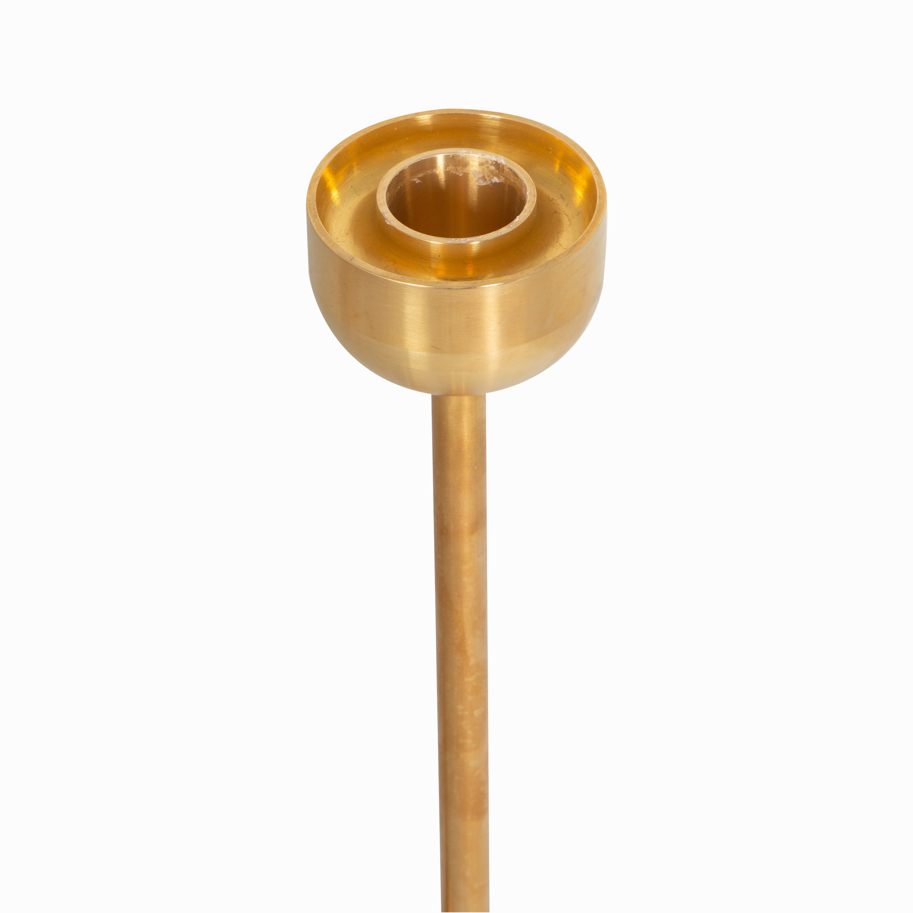 Solid Brass Dome Candleholder