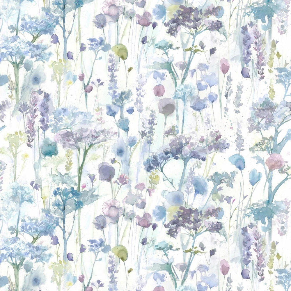 Sorong Printed Cotton Fabric (By The Metre) Violet