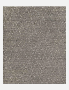 Soskin Hand-Knotted Wool Morrocan Style Rug trendy fashion rug