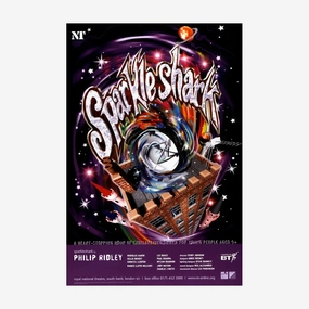 Sparkleshark 1999 Print aesthetic poster wallpaper