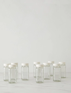 Spice Jars set of 10 by NEAT Method decorative tabletop item