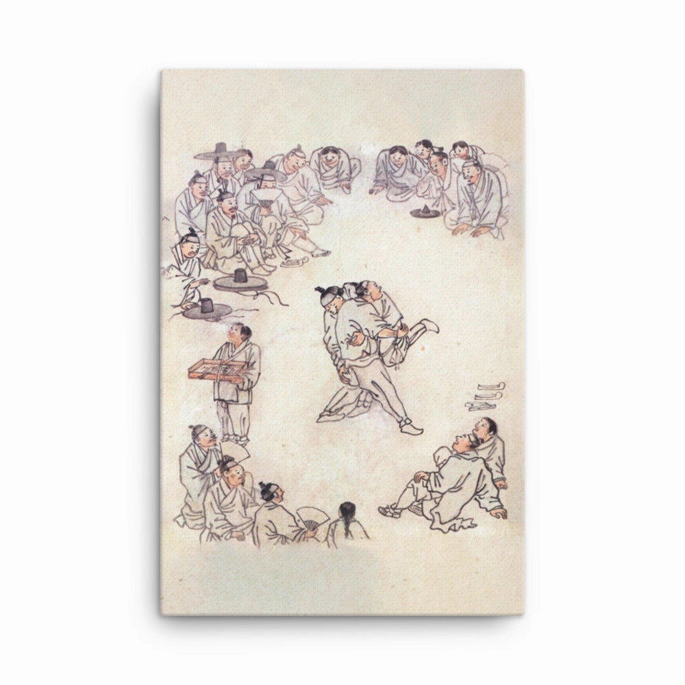 Ssireum-do, Kim Hong-do - Canvas