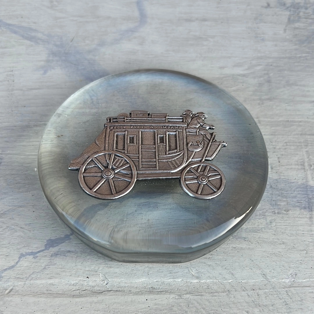 STAGE COACH PAPERWEIGHT