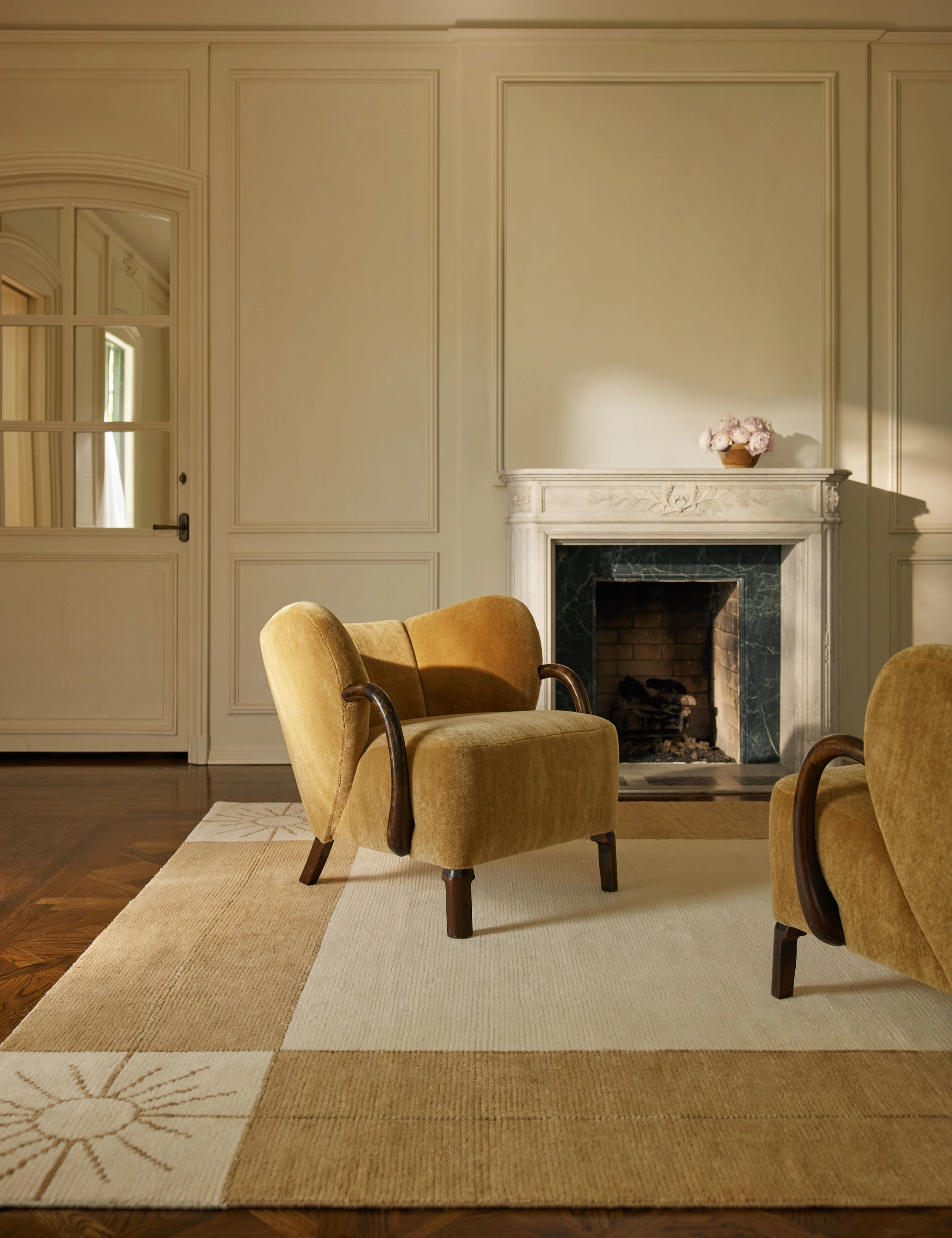 Stansby Hand-Knotted Wool Rug by Jake Arnold trendy fashion rug