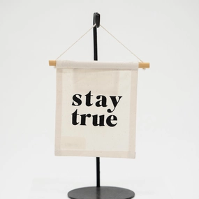 Stay True Canvas Wall Sign dreamcatcher wall hanging