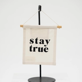 Stay True Canvas Wall Sign framed wall decor