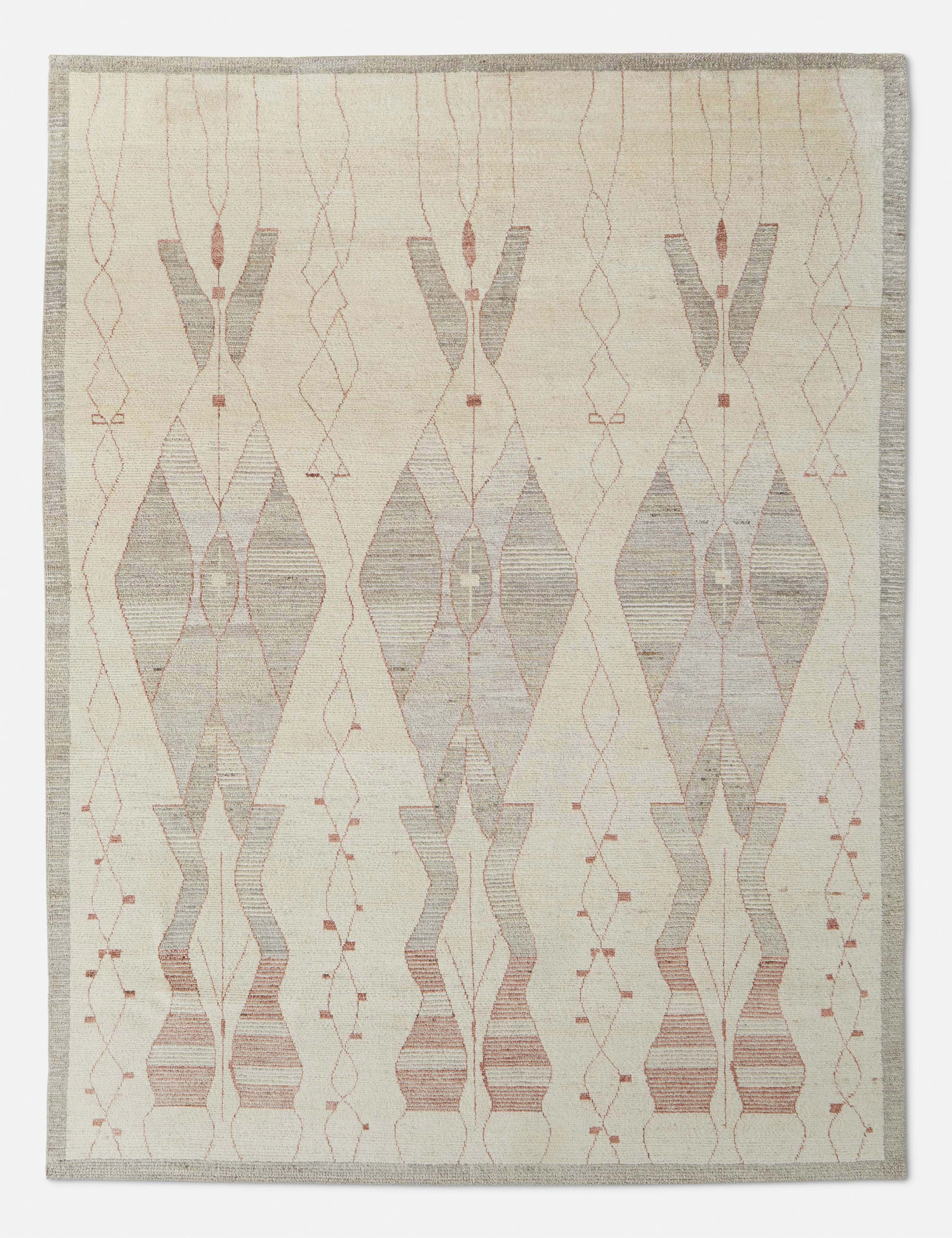 Stedman Hand-Knotted Wool Rug trendy fashion rug