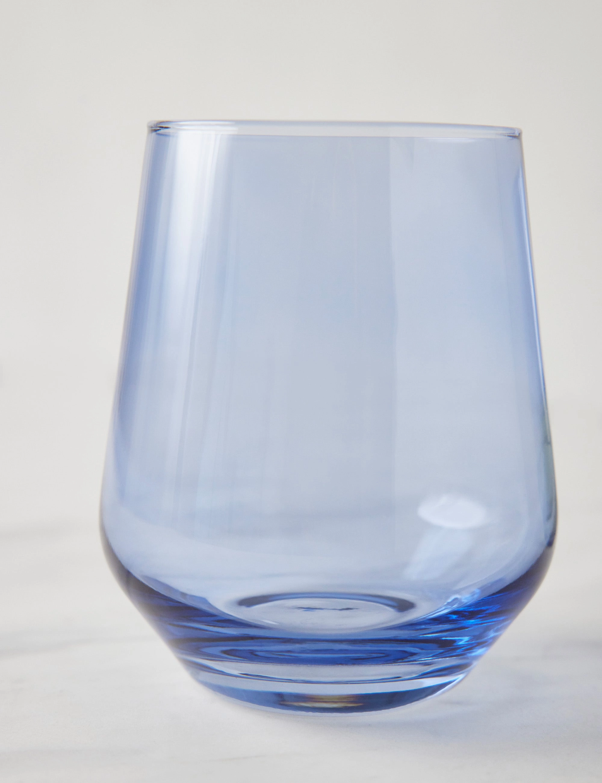 Stemless Wine Glass (Set of 2) by Estelle Colored Glass